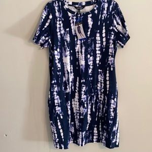 NWT Ellen Tracy dress sz lg two pockets.